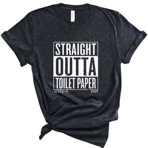 Straight outta toilet paper t-shirt